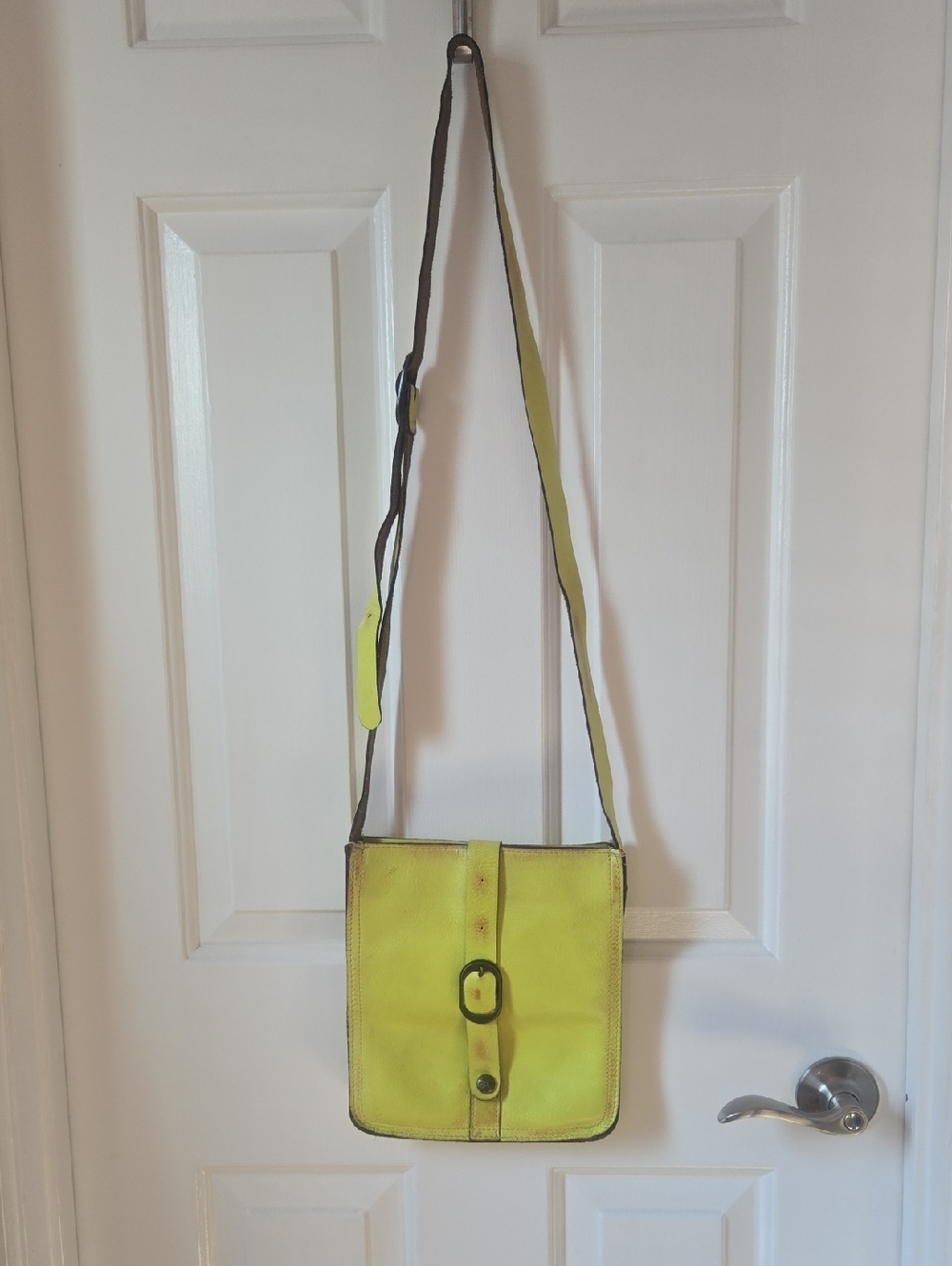 Patricia Nash Neon Yellow Crossbody Bag